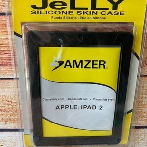 AMZER Rugged Silicone Skin Jelly Slim Protective Heavy Duty FOR IPAD 2